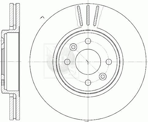 NPS R330T02 - Тормозной диск autospares.lv