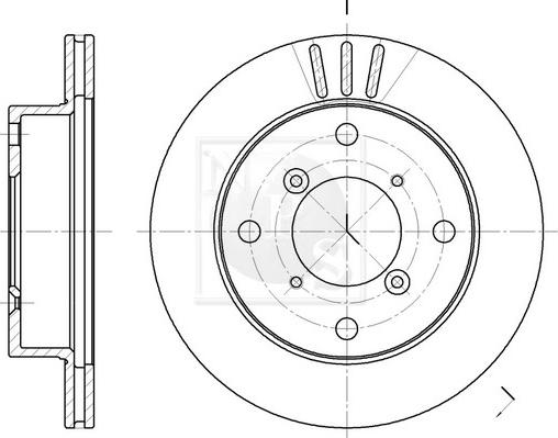 Farcom 230840 - Тормозной диск autospares.lv