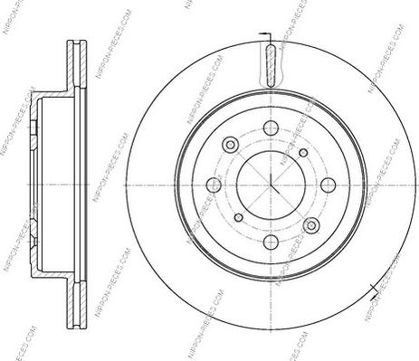 NPS S330I19 - Тормозной диск autospares.lv