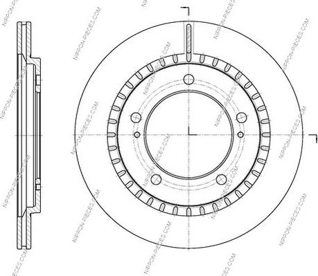 NPS S330I18 - Тормозной диск autospares.lv