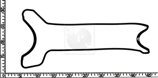 NPS T122A69 - Прокладка, крышка головки цилиндра autospares.lv