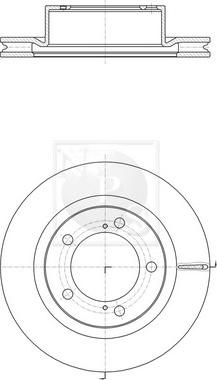 BENDIX 521367 - Тормозной диск autospares.lv