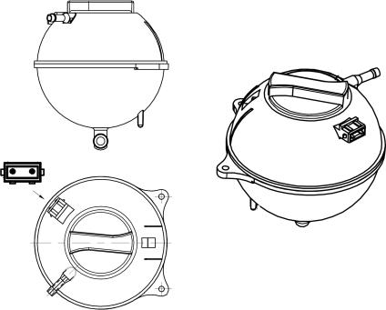 NRF 454039 - Компенсационный бак, охлаждающая жидкость autospares.lv