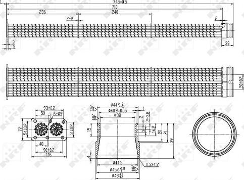 NRF 48103 - Радиатор, рециркуляция ОГ autospares.lv