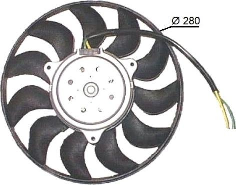NRF 47616 - Вентилятор, охлаждение двигателя autospares.lv