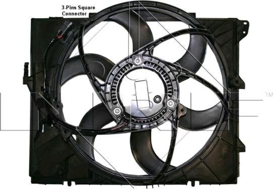 NRF 47209 - Вентилятор, охлаждение двигателя autospares.lv