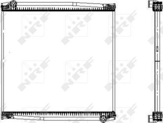 NRF 509587X - Радиатор, охлаждение двигателя autospares.lv