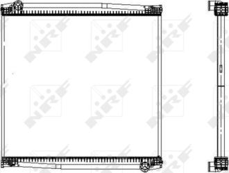 NRF 509587 - Радиатор, охлаждение двигателя autospares.lv