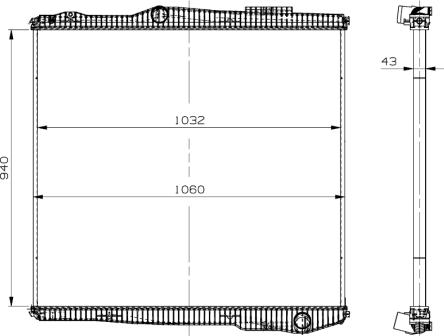 NRF 509895 - Радиатор, охлаждение двигателя autospares.lv