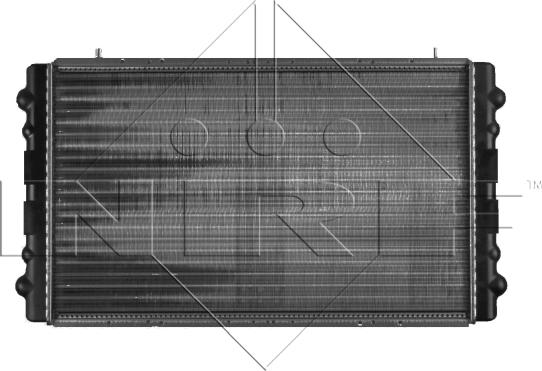 NRF 50403 - Радиатор, охлаждение двигателя autospares.lv