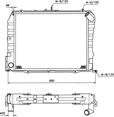 NRF 503962 - Радиатор, охлаждение двигателя autospares.lv