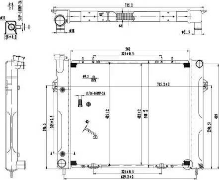 NRF 50236 - Радиатор, охлаждение двигателя autospares.lv