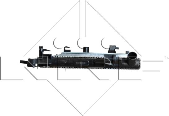 NRF 519596 - Радиатор, охлаждение двигателя autospares.lv