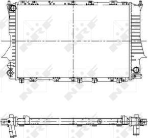 NRF 51320 - Радиатор, охлаждение двигателя autospares.lv