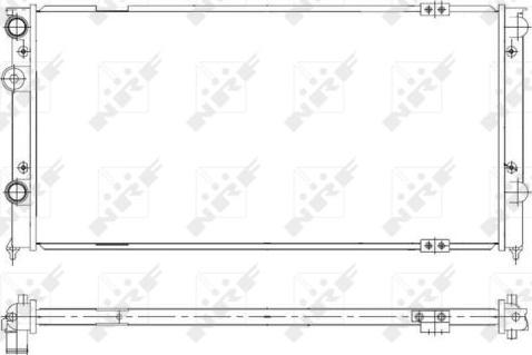 NRF 58929 - Радиатор, охлаждение двигателя autospares.lv