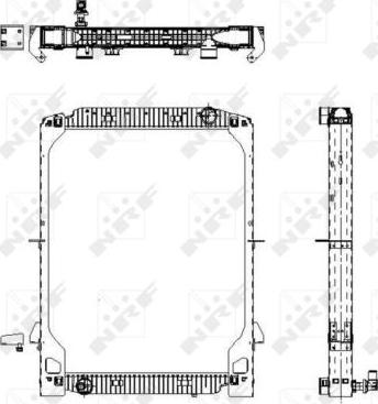 NRF 539568 - Радиатор, охлаждение двигателя autospares.lv