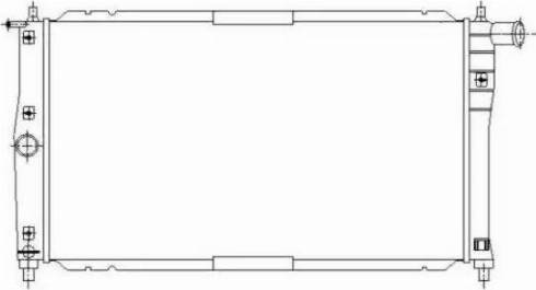 NRF 53647 - Радиатор, охлаждение двигателя autospares.lv