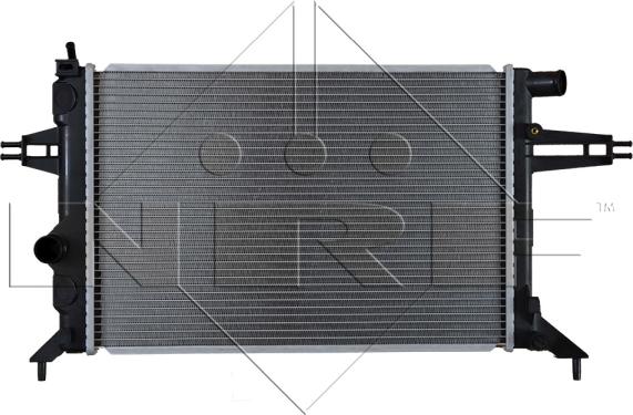 NRF 53628 - Радиатор, охлаждение двигателя autospares.lv