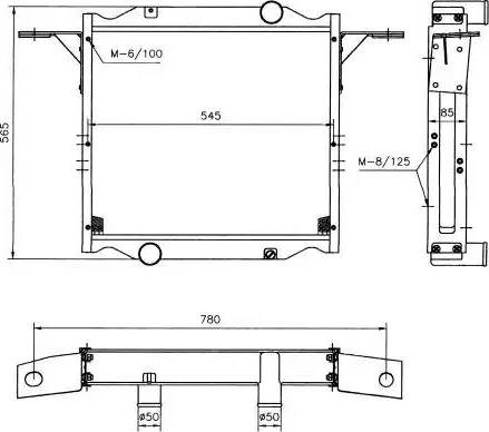 NRF 52084 - Радиатор, охлаждение двигателя autospares.lv