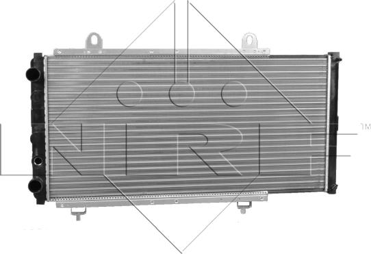 NRF 52152 - Радиатор, охлаждение двигателя autospares.lv