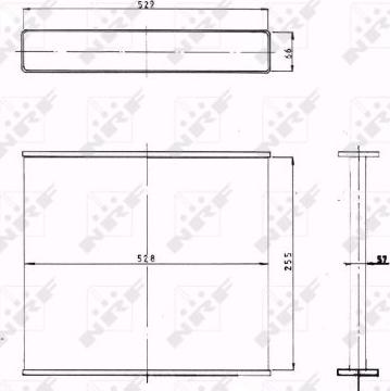 NRF 1007 - Сердцевина радиатора, охлаждение двигателя autospares.lv