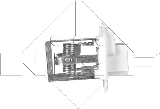 NRF 342030 - Сопротивление, реле, вентилятор салона autospares.lv