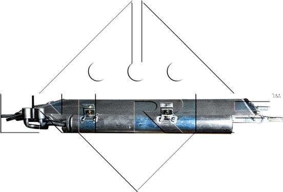 NRF 35517 - Конденсатор кондиционера autospares.lv