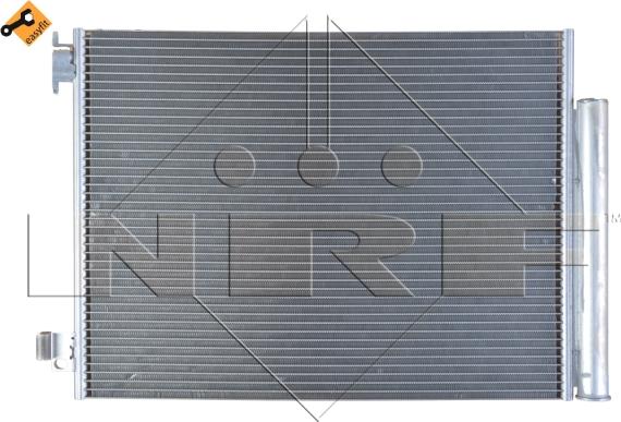 NRF 350212 - Конденсатор кондиционера autospares.lv