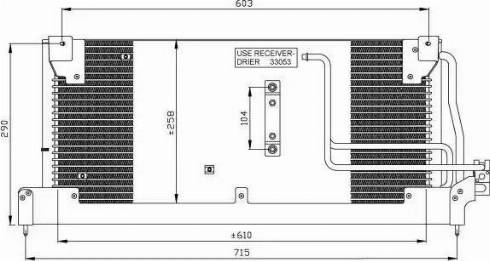 NRF 35242 - Конденсатор кондиционера autospares.lv