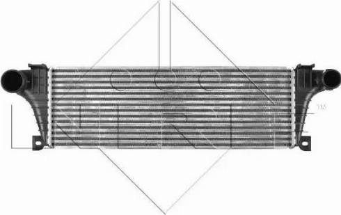 NRF 30117 - Интеркулер, теплообменник турбины autospares.lv