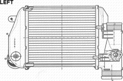 NRF 30767 - Интеркулер, теплообменник турбины autospares.lv