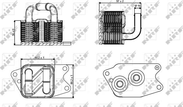 NRF 31265 - Масляный радиатор, автоматическая коробка передач autospares.lv