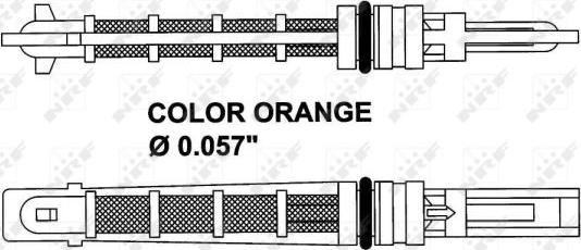 NRF 38449 - Расширительный клапан, кондиционер autospares.lv