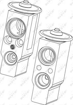 NRF 38374 - Расширительный клапан, кондиционер autospares.lv