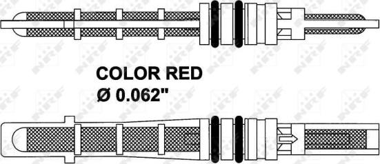 NRF 38208 - Расширительный клапан, кондиционер autospares.lv