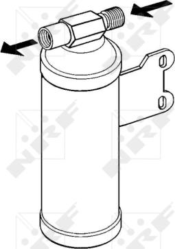 NRF 33060 - Осушитель, кондиционер autospares.lv