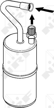 NRF 33063 - Осушитель, кондиционер autospares.lv