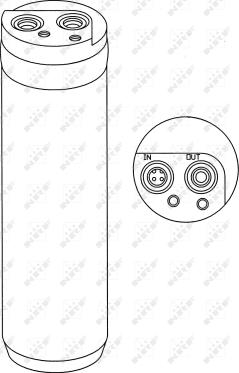 NRF 33191 - Осушитель, кондиционер autospares.lv