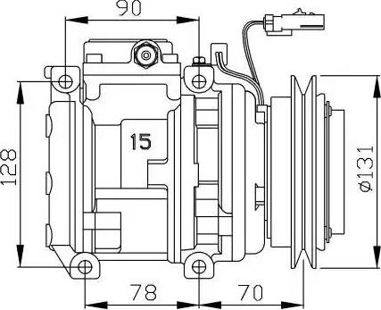 NRF 32452G - Компрессор кондиционера autospares.lv