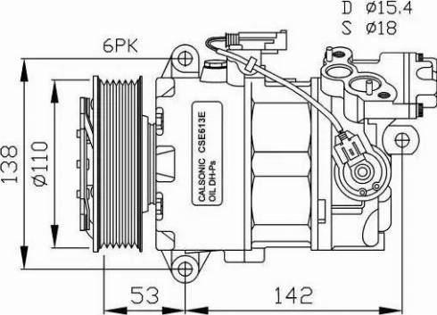 NRF 32463G - Компрессор кондиционера autospares.lv