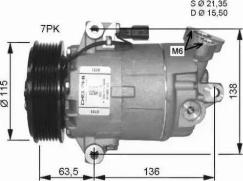 NRF 32488G - Компрессор кондиционера autospares.lv