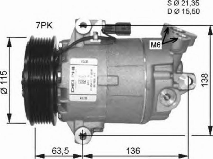 NRF 32488 - Компрессор кондиционера autospares.lv