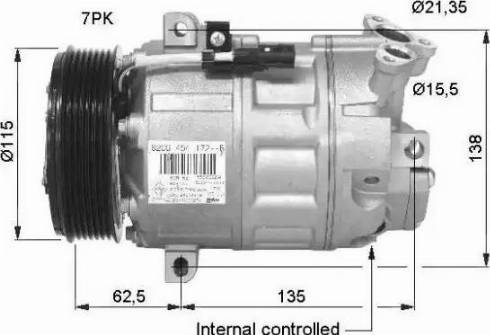 NRF 32425G - Компрессор кондиционера autospares.lv