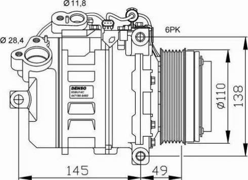 NRF 32533G - Компрессор кондиционера autospares.lv