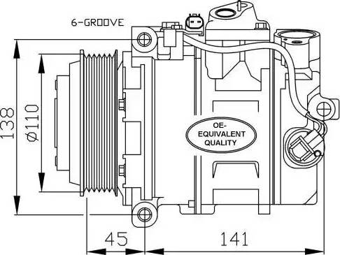 NRF 32674 - Компрессор кондиционера autospares.lv