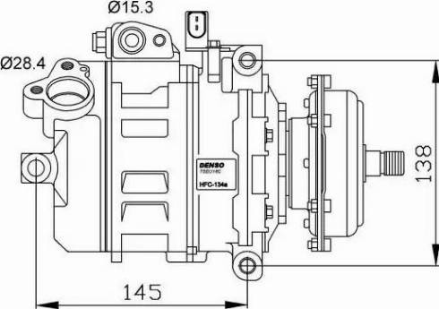 NRF 32148G - Компрессор кондиционера autospares.lv