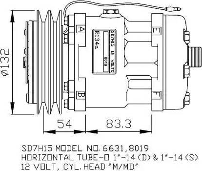 NRF 32138G - Компрессор кондиционера autospares.lv