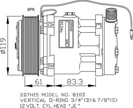 NRF 32875G - Компрессор кондиционера autospares.lv