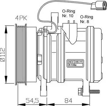 NRF 32368 - Компрессор кондиционера autospares.lv