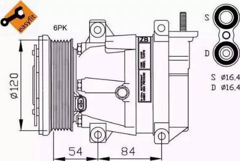 Koreastar KCPD-020 - Компрессор кондиционера autospares.lv